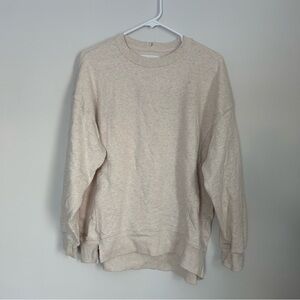Aerie Beige Cream Crewneck Sweater